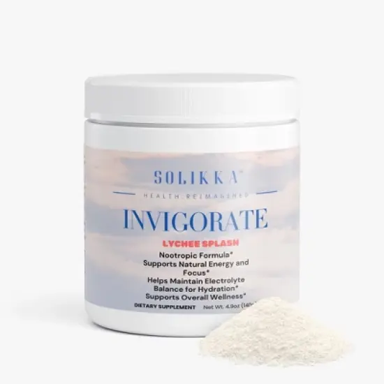 Solikka Invigorate Nootropic Hydr-8 (Lychee Splash) image {3}