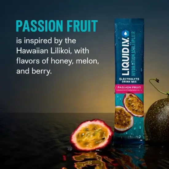Liquid I.V. Hydration Multiplier Variety Pack, Lemon Lime & Passion Fruit, 30ct image {5}