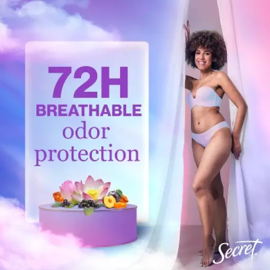 Secret Fresh Invisible Solid Antiperspirant & Deodorant - Moonlit Orchid - 2.6oz image {5}