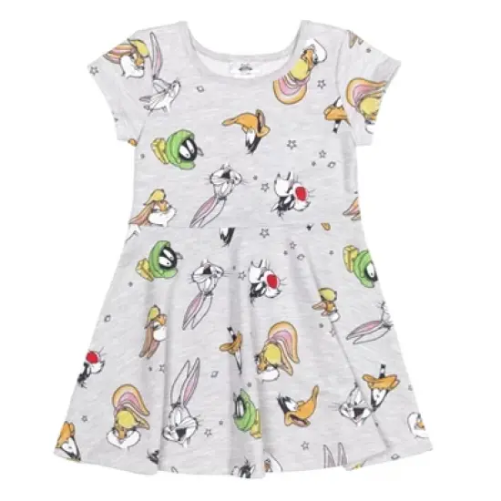 SPACE JAM Looney Tunes Space Jam Sylvester Bugs Bunny Daffy Duck Girls Dress Toddler  image {1}