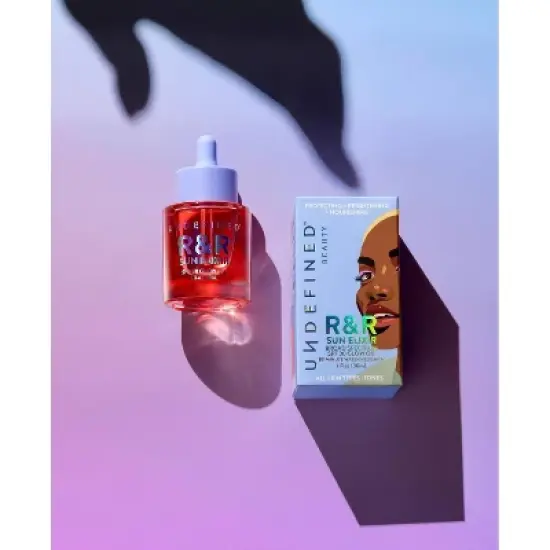 Undefined Beauty R&R Sun Elixir Facial Glow Oil - SPF 30 - 1fl oz image {3}