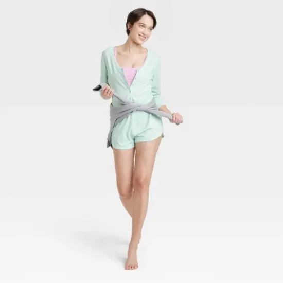 Women's V-Neck Pajama Romper - Colsie&trade; image {4}