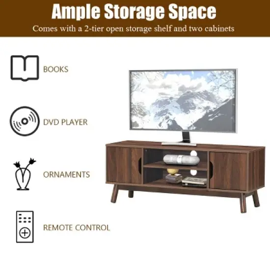 Costway 47" TV Stand Entertainment Media Center Console image {7}