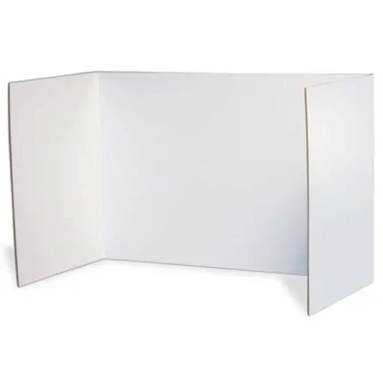 Pacon&reg; Privacy Boards, White, 48" x 16", 4 Boards image {2}