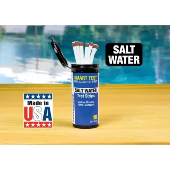 Poolmaster Salt Water Swimming Pool Test Strips - 10pc image {1}