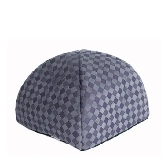 Armarkat Cat Bed C65HHG/LS, Purple Gray Combo Checkered Pattern image {9}