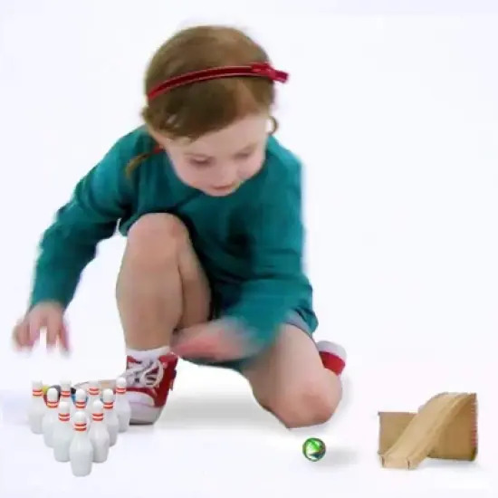 Kicko Miniature Bowling Game Set - 11 pieces White image {5}