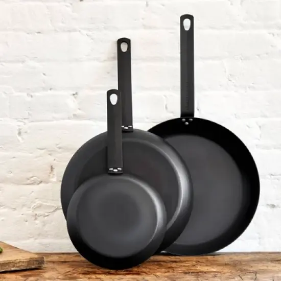 Merten & Storck 12" Open Frypan - Black image {1}