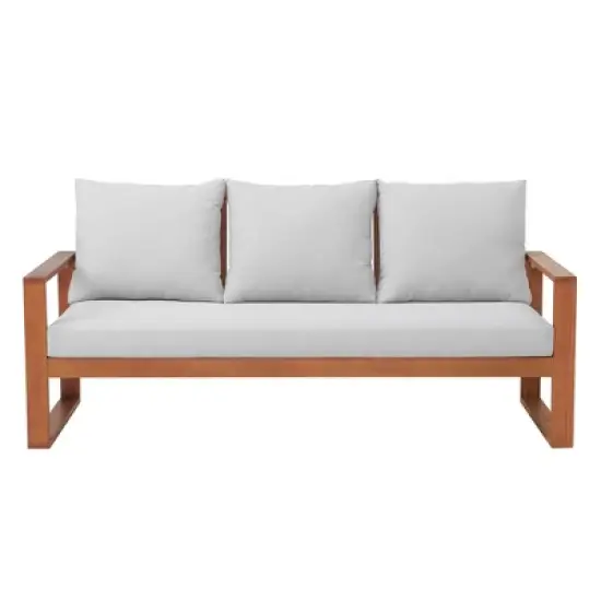 Grafton 4pc Eucalyptus Wood Outdoor Set - Alaterre Furniture image {10}