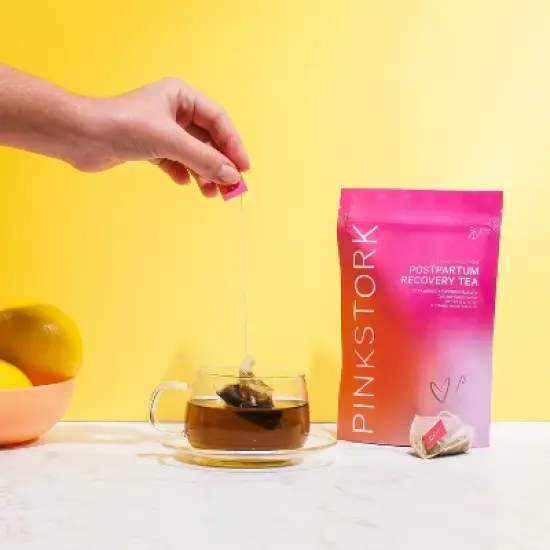 Pink Stork Recovery Tea - Strawberry Passion Fruit Pouch - 15ct image {2}