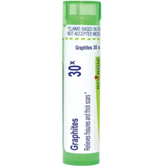 Graphites 30X by Boiron Homeopathic Single Medicine For First Aid  -  80 Pellet image {3}