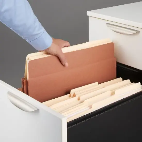 Staples File Pockets 3.5" Expansion Legal Size Brown 25/Box (1526ES) TR418319 image {4}