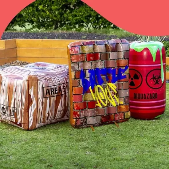 Dazmers Inflatable Battle Obstacles Set - 3 Pieces image {1}