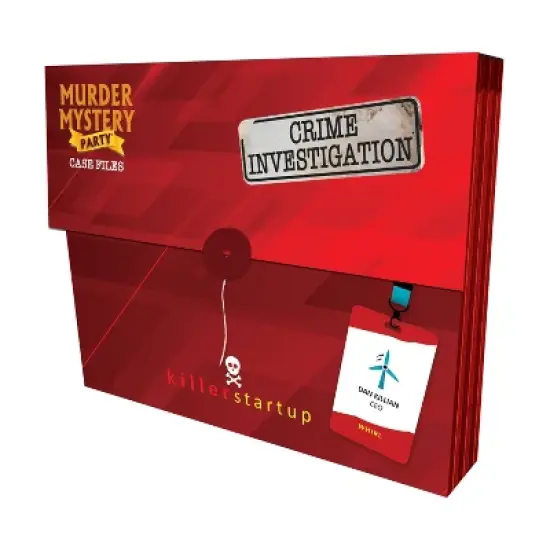 University Games Murder Mystery Party Case Files: Killer Startup Board Game image {1}