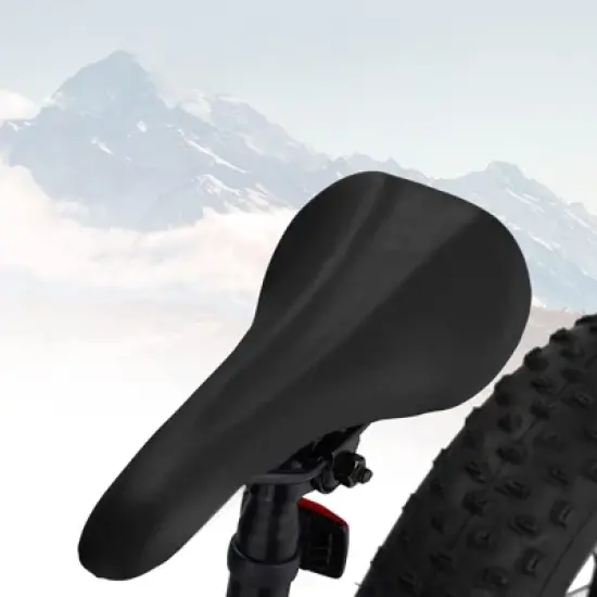 INFURNIC Bicycles Fat Tire Bike 7 Speeds Mountain Bike, Dual Disc Brake, Front Suspension, Urban Commuter City Bicycle, Orange, 67*25*40 image {2}