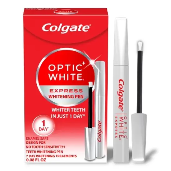 Colgate Optic White Express 7 Day Whitening Treatment Teeth Whitening Pen - 0.08 fl oz image {13}