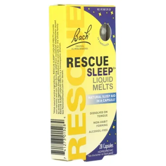 Bach Rescue Sleep&reg; Liquid Melts, 28 Capsules image {4}