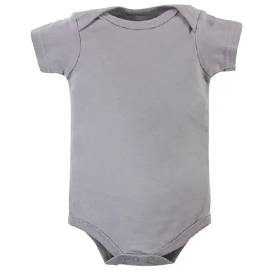 Hudson Baby Infant Boy Cotton Bodysuits, Alphabet Animals image {3}