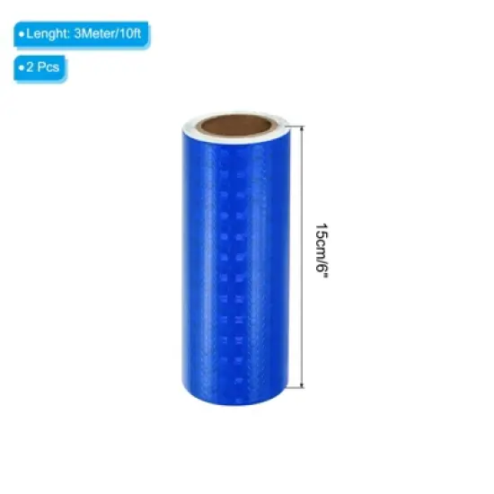 Unique Bargains High Visibility Waterproof Adhesive Warning Reflective Tape image {1}