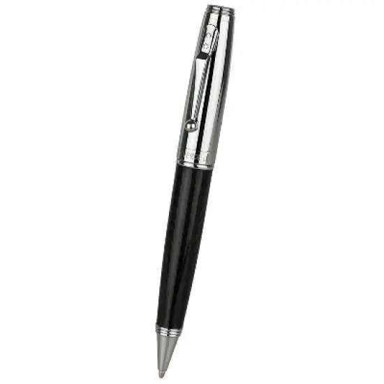 Monteverde Invincia Ballpoint Pen Medium Nib Chrome/Black MV40063 image {1}