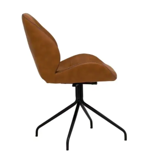 Devonport Swivel Office Chair Black/Copper - Calico Designs image {3}