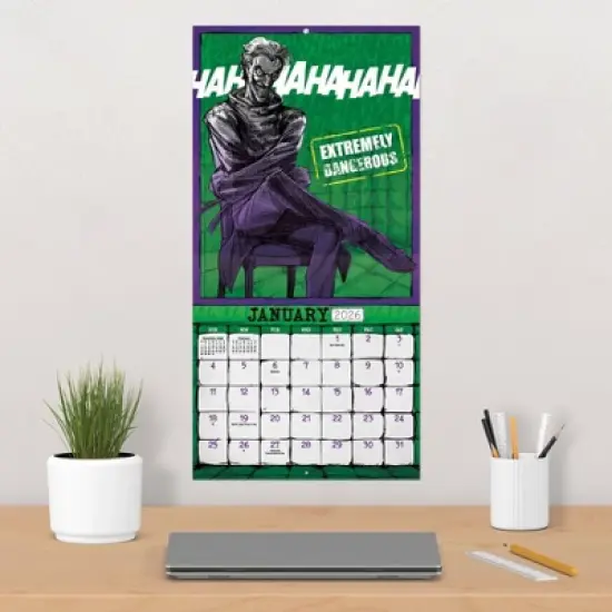 Trends International 2026 Joker 12"x12" Wall Calendar image {4}