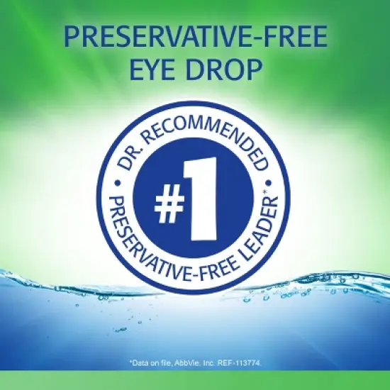 Refresh Tears PF Preservative Free Eye Drops - 0.33 fl oz/10mL image {2}