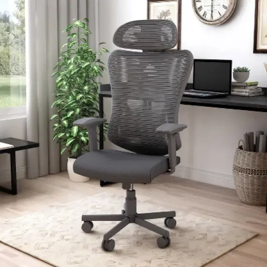 Tandera Mesh Ergonomic Swivel Office Chair - miBasics image {1}