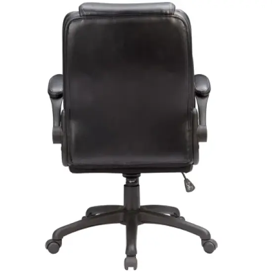 NicBex 360&deg; Swivel Gaming Chair with Adjustable Height&Wheels,Ergonomics Office Chair Video Game Chaise for Office&Home,Upholstery Leisure Chair,Black image {4}