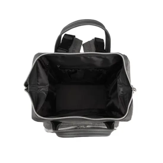 Bananafish Diaper Bag Solid - Light Gray Heather image {6}