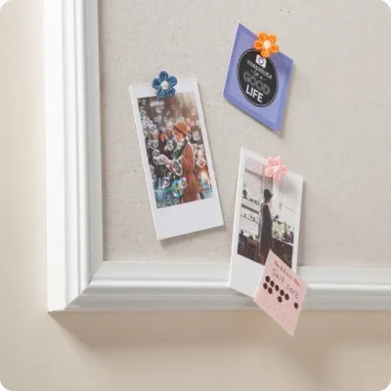 U Brands 16ct Small Embroidered Floral Push Pins Artist Touch image {1}