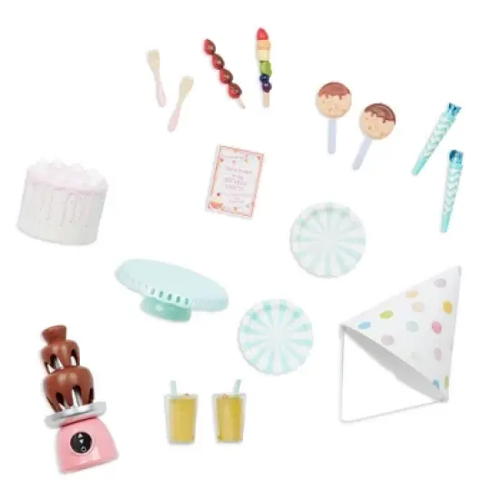 Our Generation Party Time Birthday Sweets Table Accessory Set for 18" Dolls image {6}