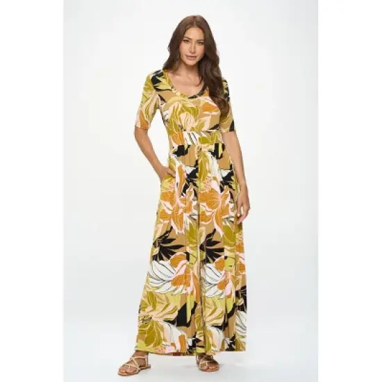 WEST K Women's Jana Short Sleeve Knit Jumpsuit image {12}