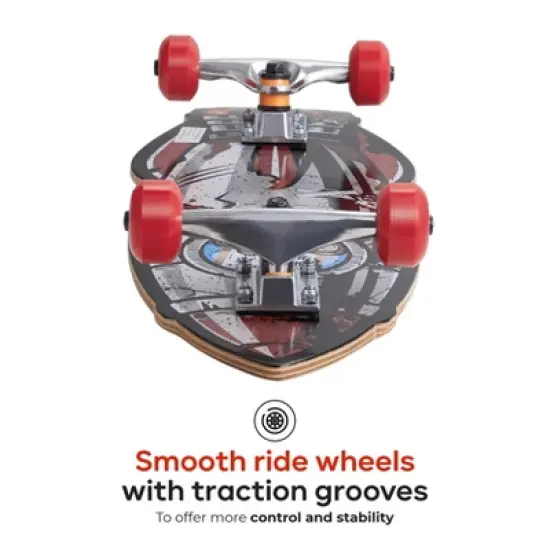 Voyager Rocket Skateboard with Printed Graphic Grip Tape image {4}