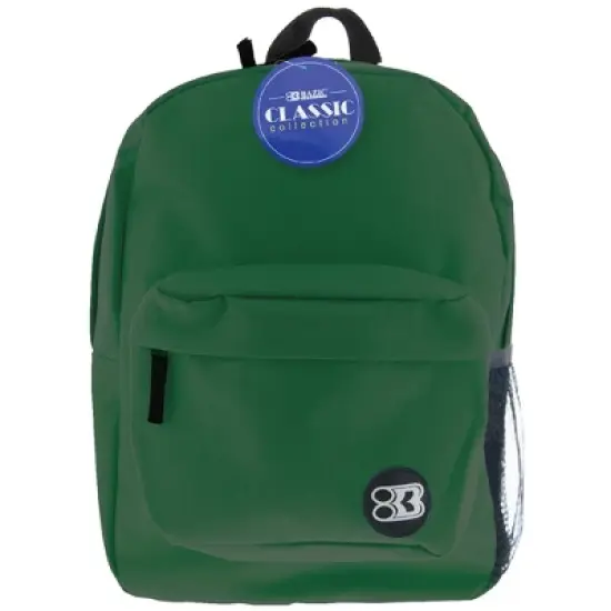 BAZIC Products&reg; Classic Backpack 17" Green image {6}