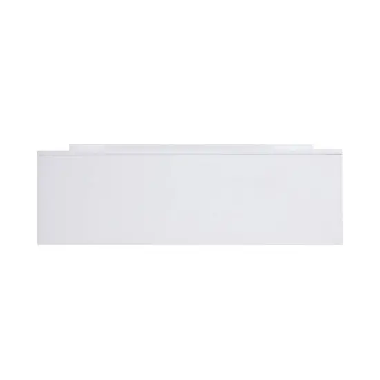 Lockman Stainless Steel Fireplace White - Aiden Lane image {10}