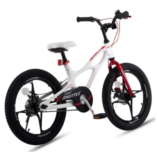 RoyalBaby RoyalMg Galaxy Fleet Children Kids Bicycle w/2 Disc Brakes and Training Wheels, for Boys and Girls Ages 3 to 5 image {1}
