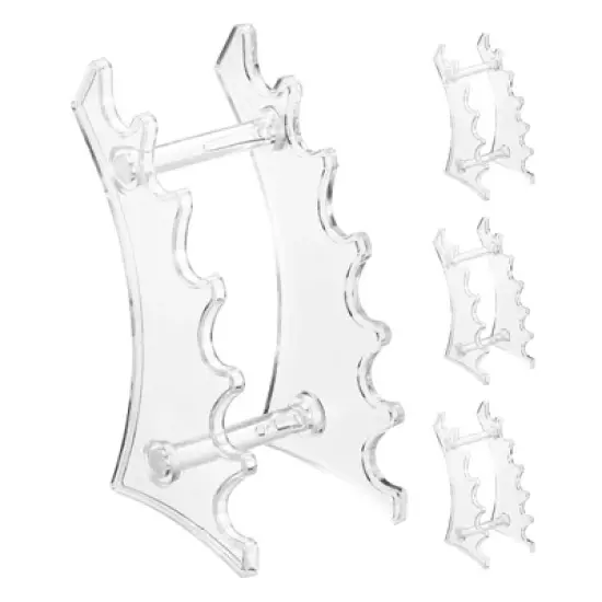 Unique Bargains Acrylic Space-Saving Quality Material Pen Holder image {6}