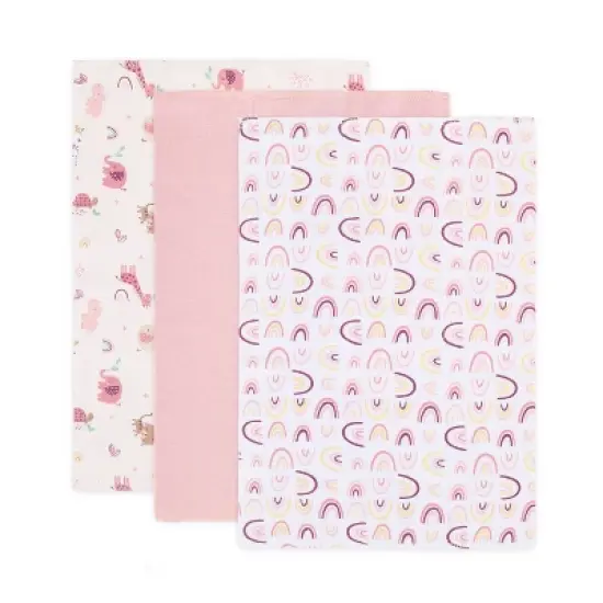 The Peanutshell Rainbow Safari 23-Piece Layette Gift Set in Pink/White 0-3 months, 0-3 Months image {6}