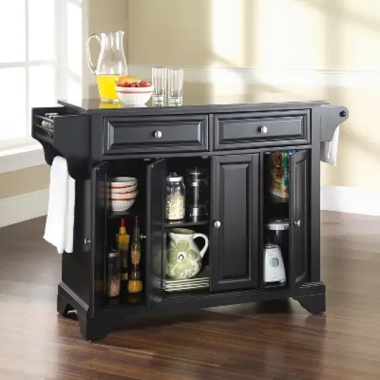 Lafayette Granite Top Full Size Kitchen Island/Cart - Crosley image {2}