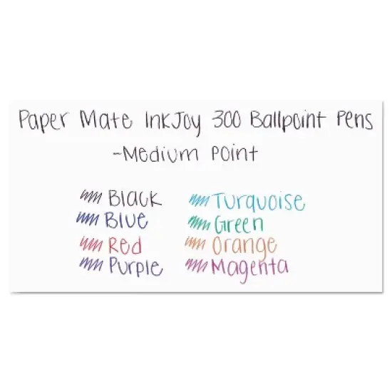 Paper Mate InkJoy 300 RT Retractable Ballpoint Pen 1mm Red Dozen 1951258 image {4}