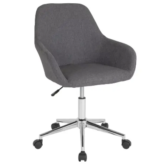 Merrick Lane Home Office Bucket Style Chair with 360 Degree Rotating Swivel image {14}