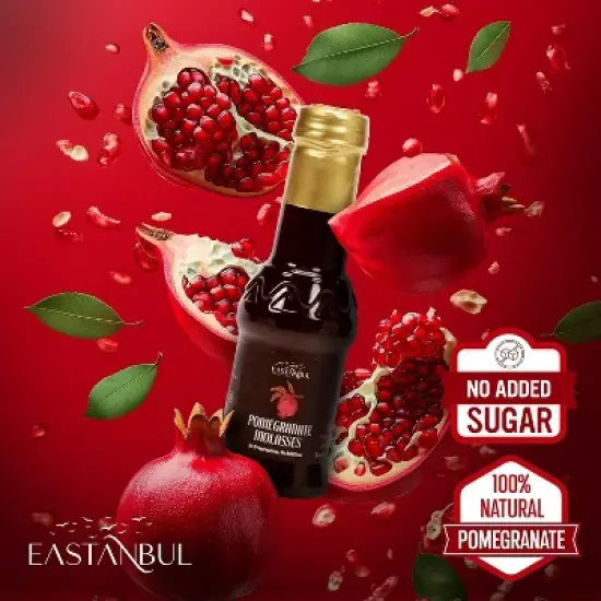 Eastanbul Pomegranate Molasses, Nar Eksisi, Sweet and Sour Sauce, 9.7oz image {2}