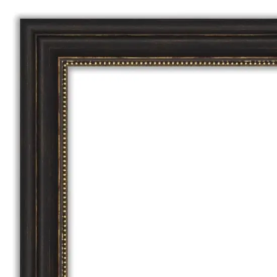 Amanti Art Accent Bronze Narrow Framed Corkboard, Natural Cork image {1}