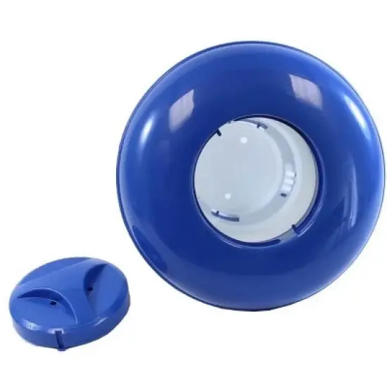 Intex 8 Foot Round Protective Cover for Above Ground Outdoor Swimming Pools with 7 Inch Floating Chlorine Dispenser, (Pool Not Included) image {5}