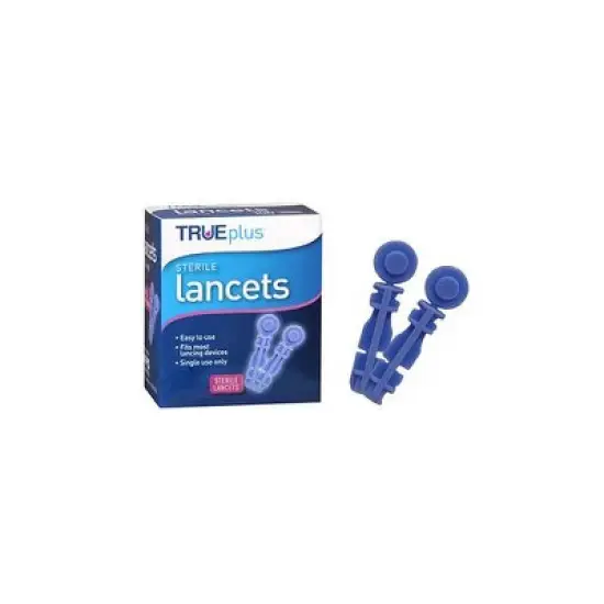 TRUEplus Lancets 30 Gauge, 100 Count image {1}