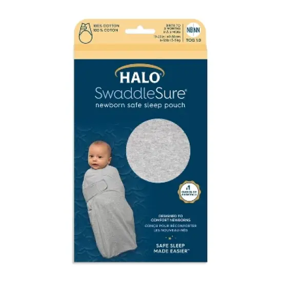HALO Innovations Swaddlesure 100% Cotton Baby Wrap - NB image {2}