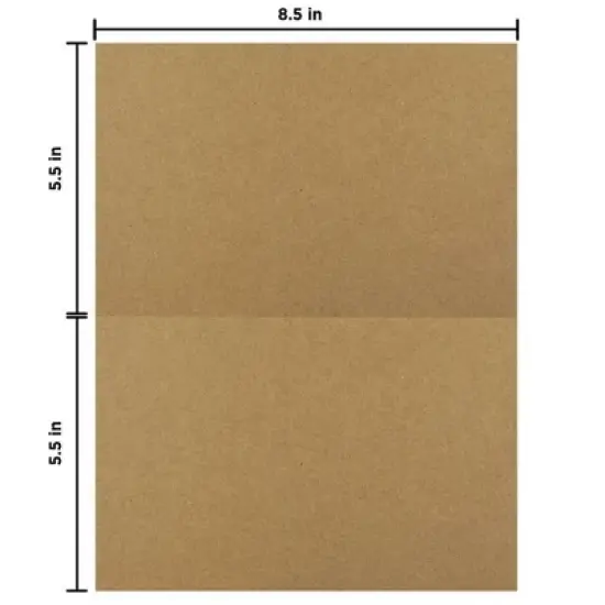 JAM Paper Shipping Labels 5.5" x 8.5" 50ct image {3}