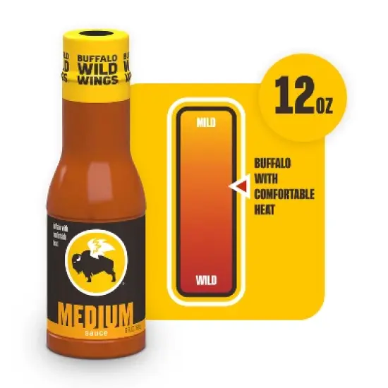 Buffalo Wild Wings Medium Sauce - 12oz image {4}