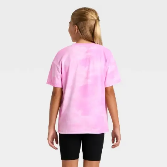 Girls' Hello Kitty Short Sleeve Oversized Graphic T-Shirt - Pink image {2}